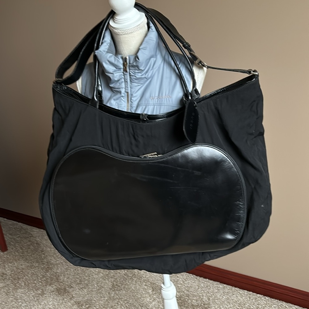 🔥 GUCCI Canvas & Leather Travel duffel